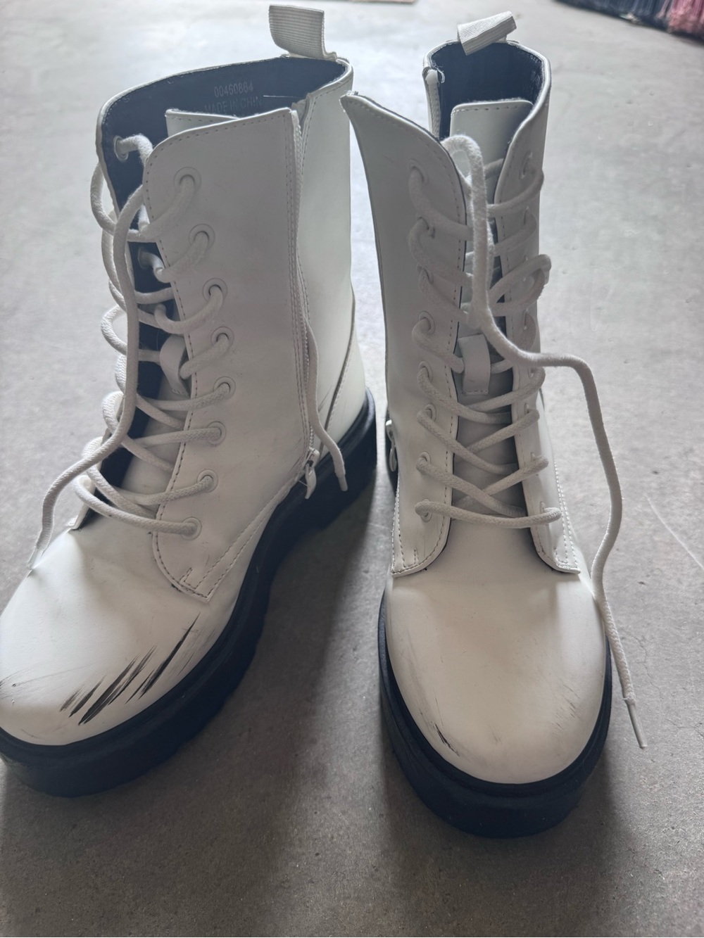 White boots